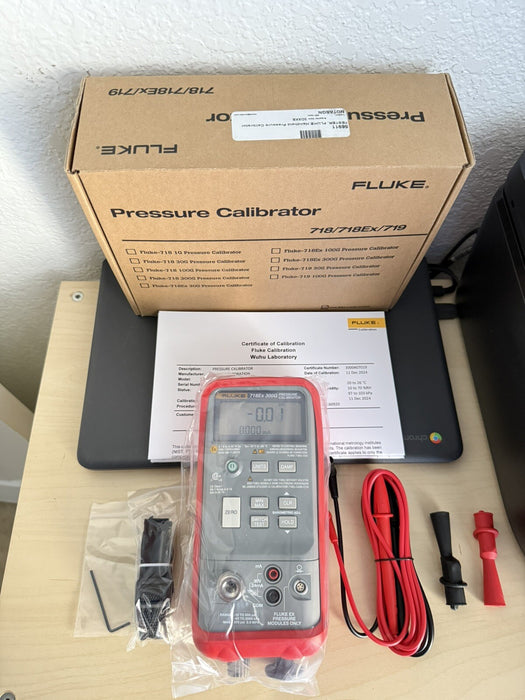FLUKE 718EX300G INTRINSICALLY SAFE PRESSURE CALIBRATOR MFD2024 NEW SEALED