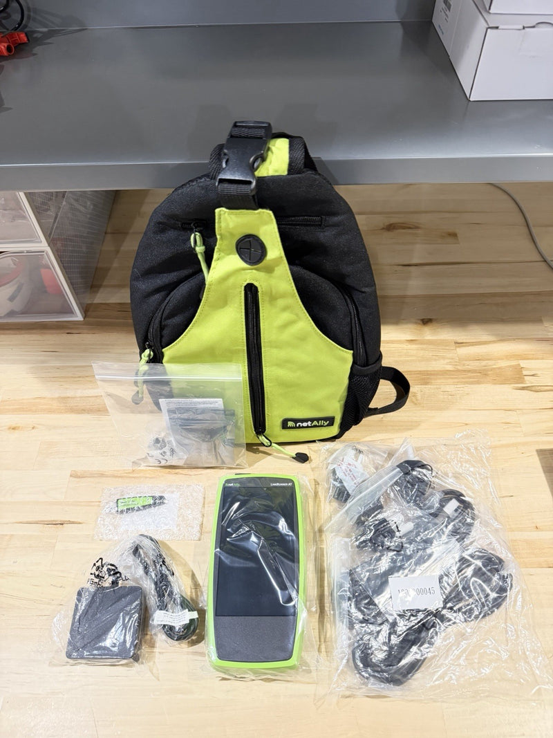NETALLY LINKRUNNER AT 4000 NETWORKS TESTER W/ CHARGER (NEW SEALED) & ALLY CARE