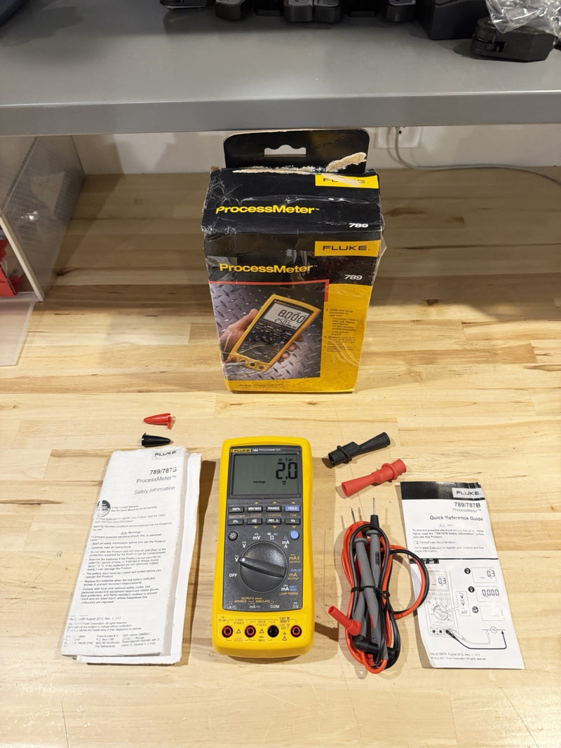 FLUKE 789 PROCESSMETER MFD-2026 CALIBRATED 2026 /SHIPS FAST NEW