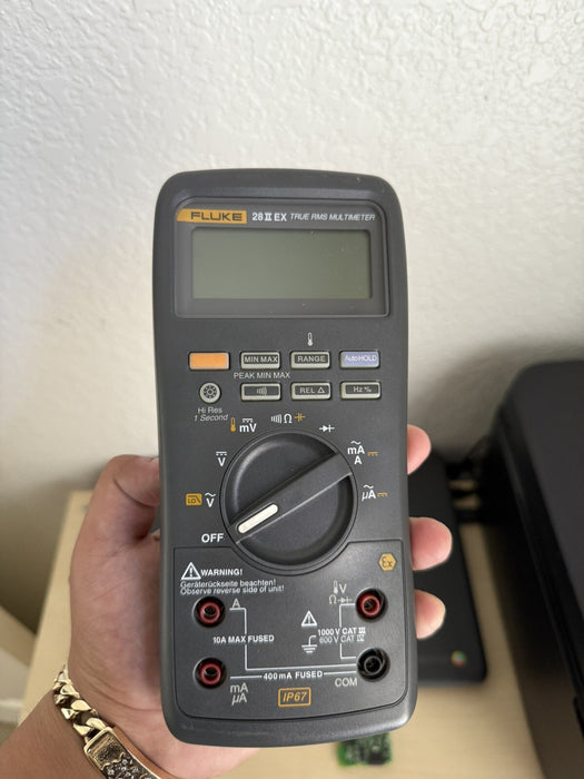 FLUKE 28 II EX INTRINSICALLY IP67 METER FOR PARTS