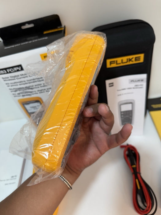 FLUKE 283 FC/PV SOLAR DIGITAL MULTIMETER & WIRELESS CURRENT CLAMP NEW MFD-2025