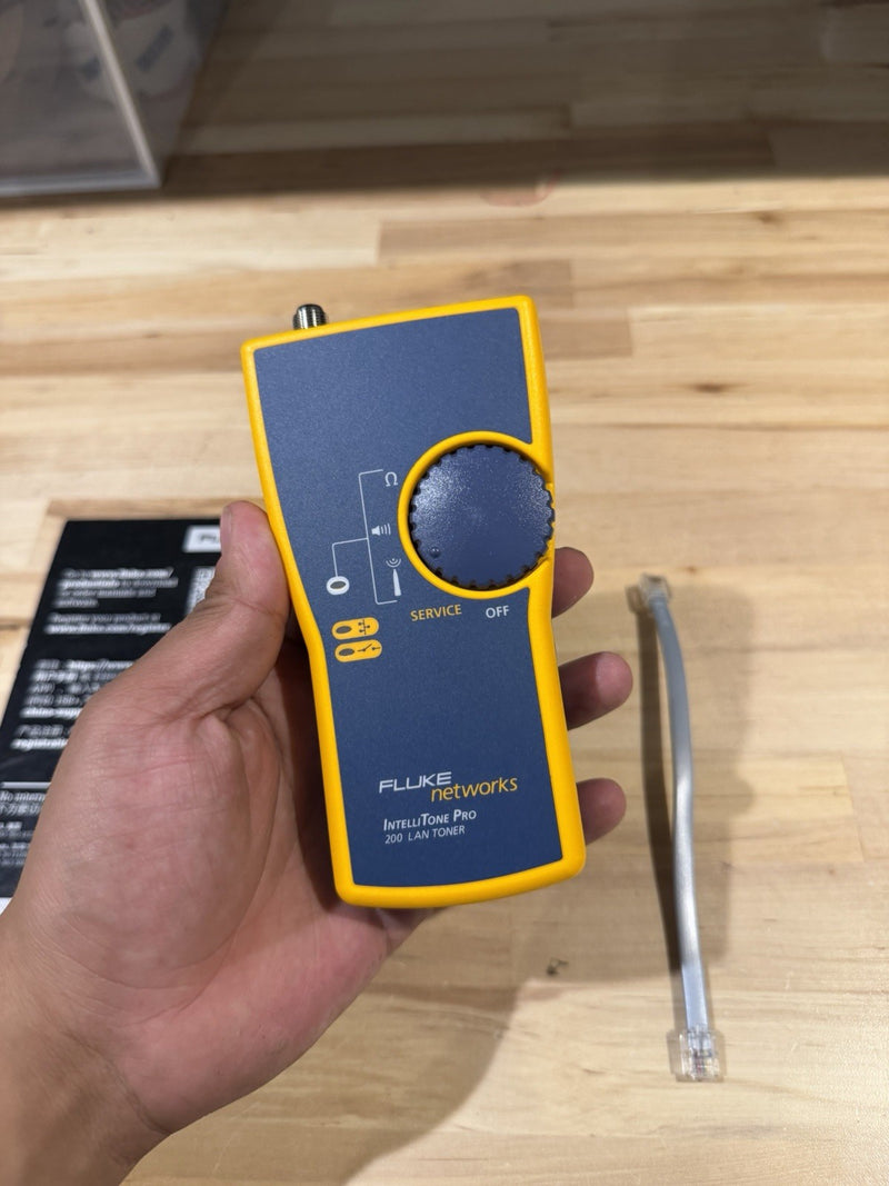 FLUKE INTELLITONE PRO 200 LAN TONER TESTED