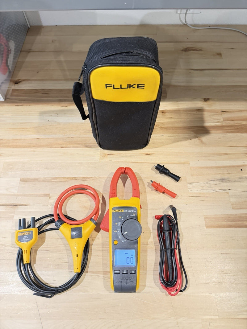 FLUKE 376 WIRELESS TRUE RMS AC/DC CLAMP METER WITH LEADS