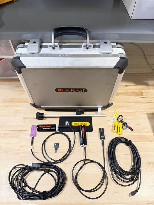 RADCAL RAPIDOSE MULTISENSOR MODULES & ACCESSORIES (TESTED) FREE SHIPPING