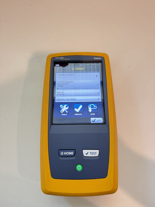 FLUKE NETWORKS VERSIV MAINFRAME FOR DSX-5000/DSX-8000DISPLAY DEFECT