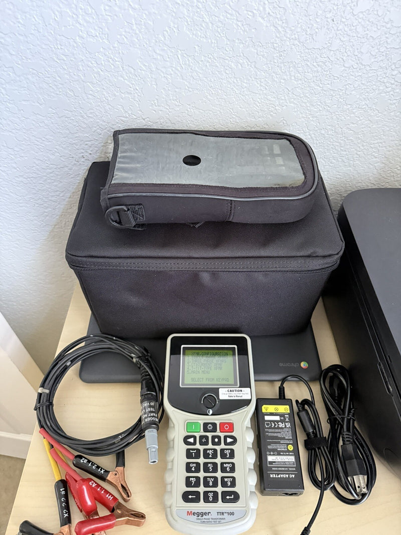 MEGGEE TTR100 SINGLE & THREE PHASE TRANSFORMER TURN-RATIO TEST