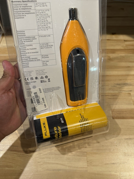 FLUKE 971 TEMPERATURE HUMIDITY METER MFD 2025 NEW