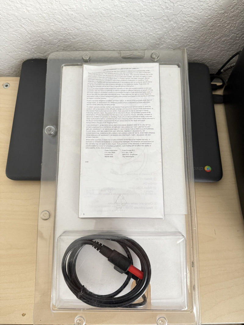 FLUKE I410 AC/DC CURRENT CLAMP COMPLETE SET