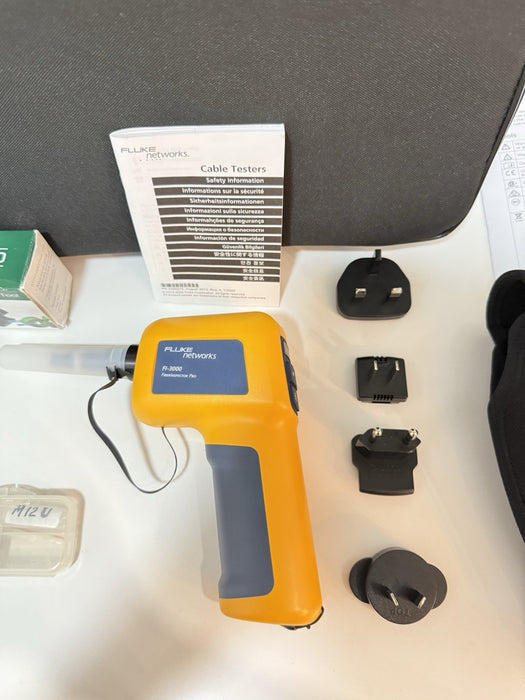 FLUKE NETWORKS FI-3000 FIBERINSPECTOR PRO KIT (FREE SHIPPING) TESTED