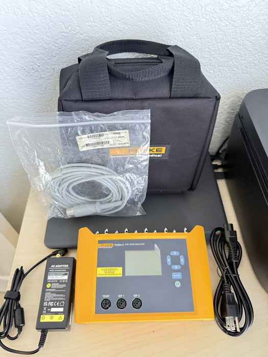 FLUKE BIOMEDICAL PROSIM 2 VITAL SIGNS SIMULATOR W/ ACCESSORIES - FREE SHIPPING