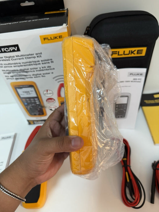 FLUKE 283 FC/PV SOLAR DIGITAL MULTIMETER & WIRELESS CURRENT CLAMP NEW MFD-2025