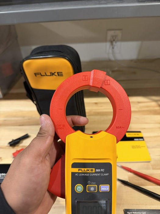 FLUKE 369 FC AC LEAKAGE CURRENT CLAMP (NEW SEALED) FREE SHIPPING