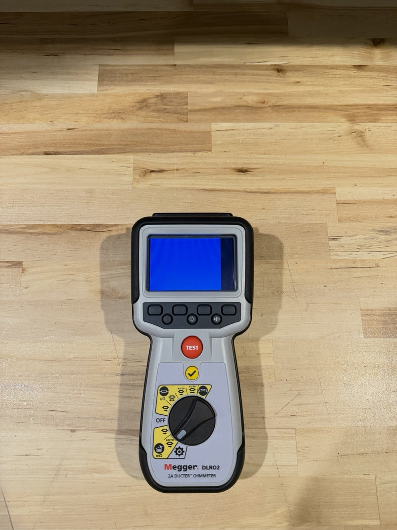 MEGGER DLRO2 2A DUCTER OHMMETER FOR PARTS