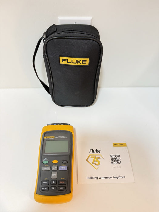 FLUKE HART 1524 DUAL CHANNEL REFERENCE THERMOMETER (FREE SHIPPING) - TESTED