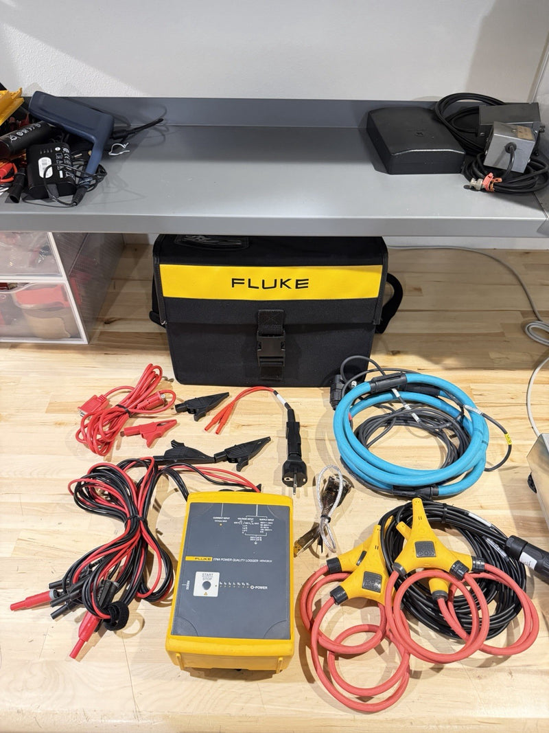 FLUKE 1744 POWER QUALITY LOGGER 3 PHASE PQA MEMOBOX (TESTED) FREE SHIPPING