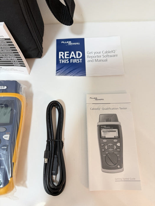 FLUKE NETWORKS CABLE IQ QUALIFICATION TESTER CIQ-100 /NEW SEALED - FREE SHIPPING