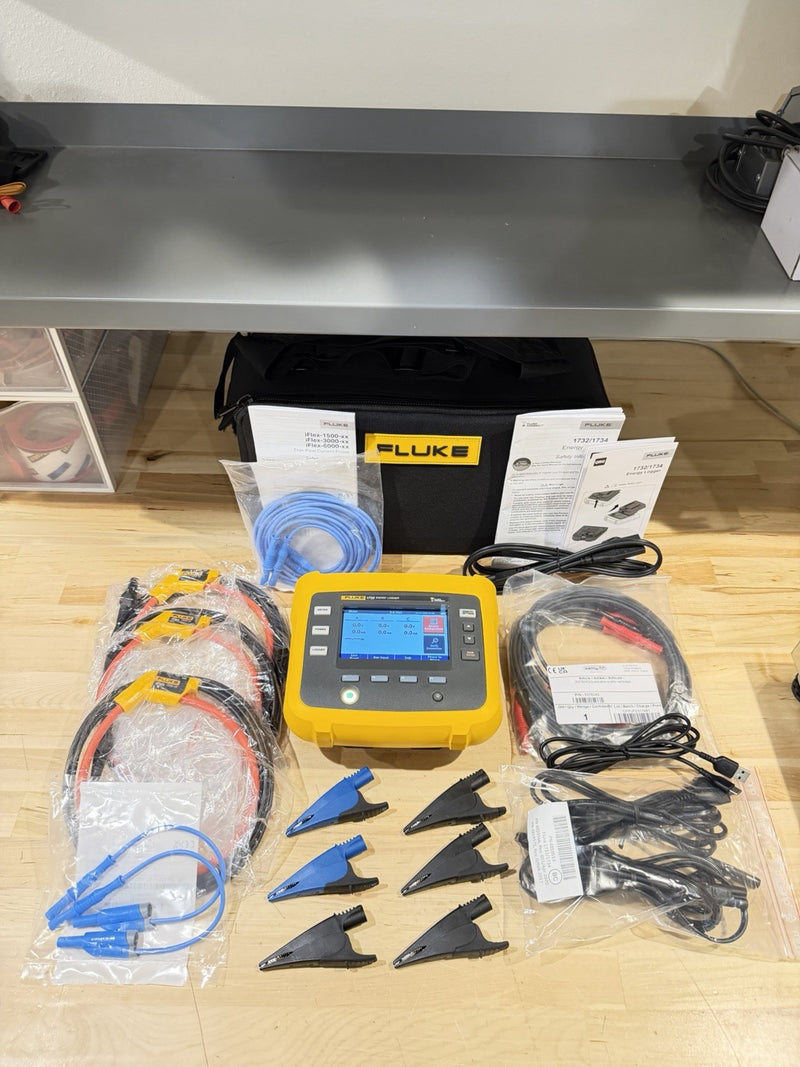FLUKE 1732/EUS ENERGY LOGGER BOX KIT- SHIPS FAST (FREE SHIPPING)