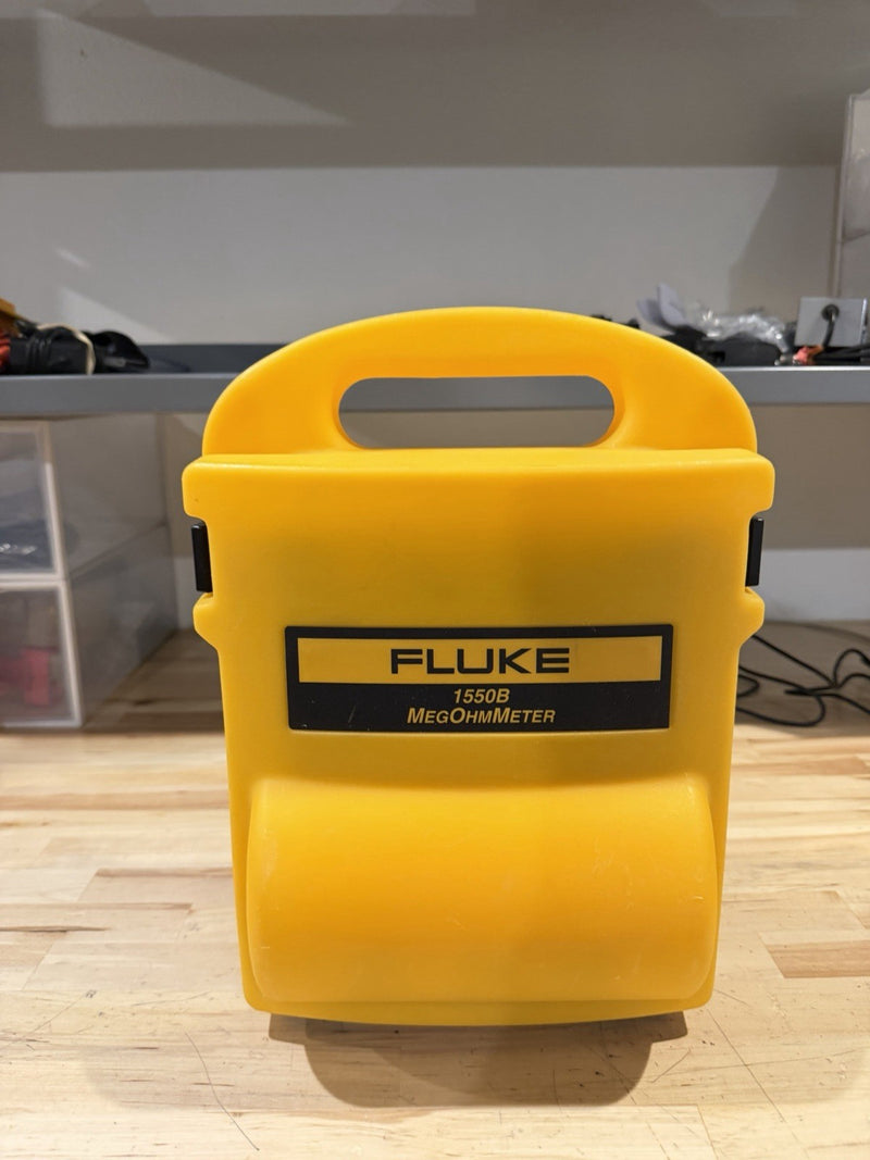 FLUKE 1550B MEGOHMMETER HIGH VOLTAGE INSULATION TESTER W/ LEADS - TESTED