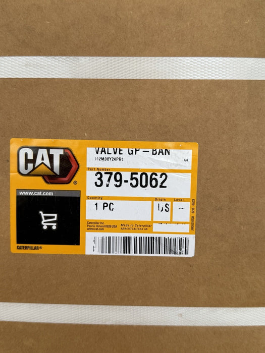CAT 379-5062 BANK VALVE GP (NEW FACTORY SEALED) FREE SHIPPING -GENUINE OEM