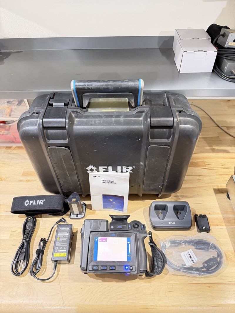 FLIR T640 THERMAL IMAGING CAMERA WITH ACCESSORIES TESTED