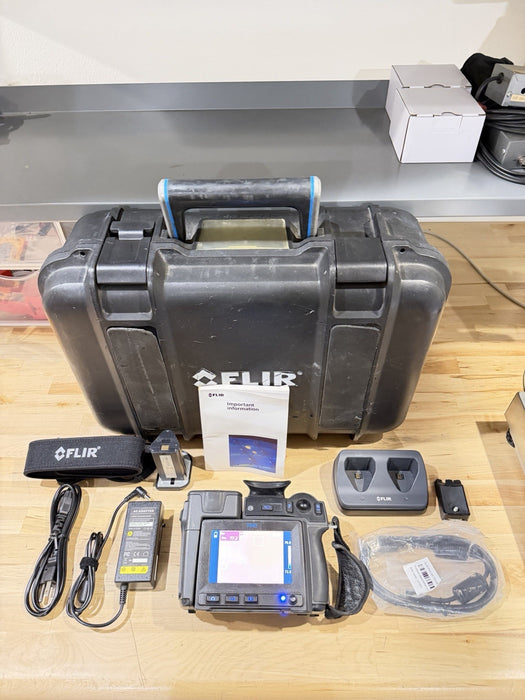 FLIR T640 THERMAL IMAGING CAMERA WITH ACCESSORIES TESTED
