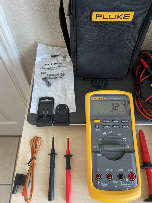 FLUKE 87V/E2 Electrician COMBO KIT TRUE-RMS MULTIMETER