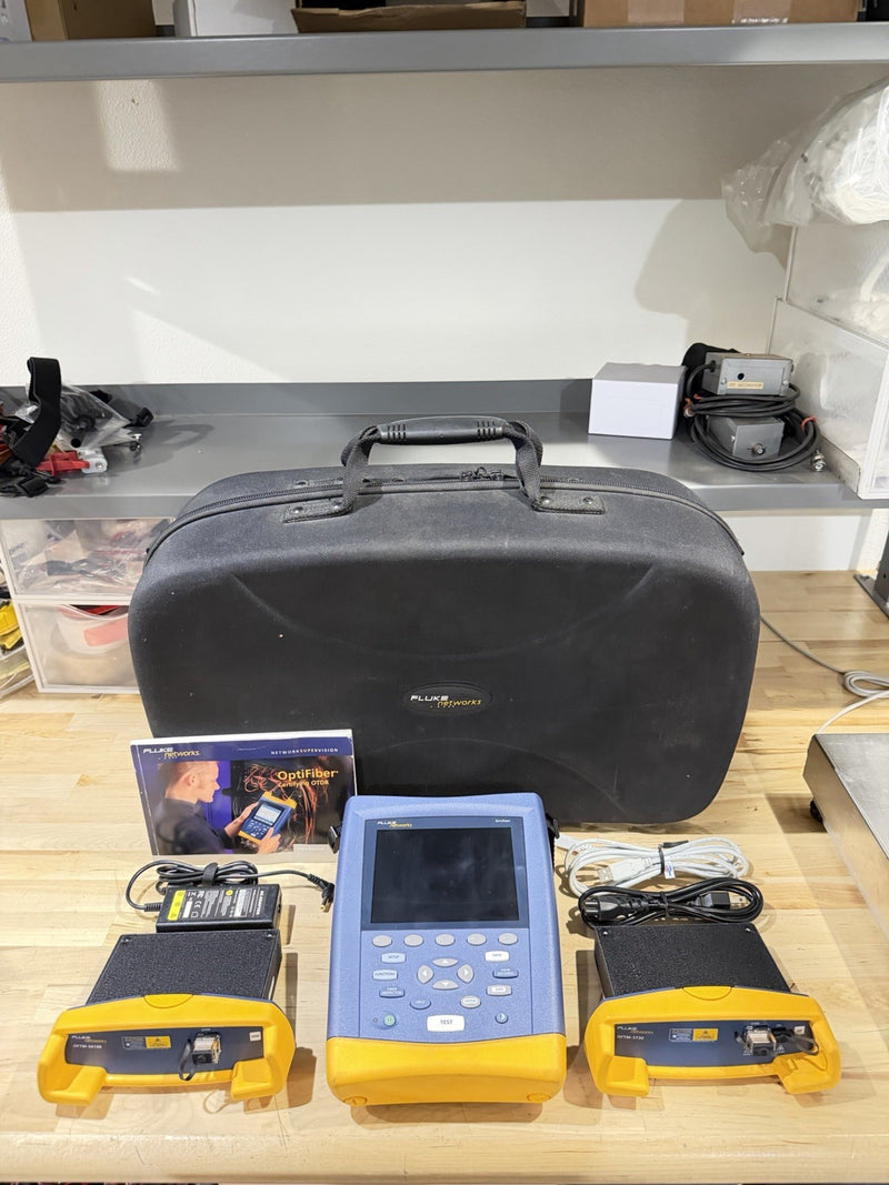 FLUKE NETWORKS OPTIFIBER WITHOFTM-5610B & OFTM-5730 TESTED