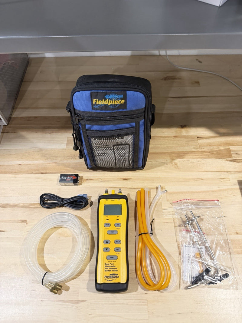 FIELDPIECE SDMN6 DUAL PORT MANOMETER & PRESSURE SWITCH TESTER