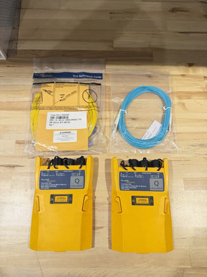 FLUKE NETWORKS CFP-Q CFP-QUAD CERTIFIBER PRO SM MM FIBER OLTS MODULE SET TESTE