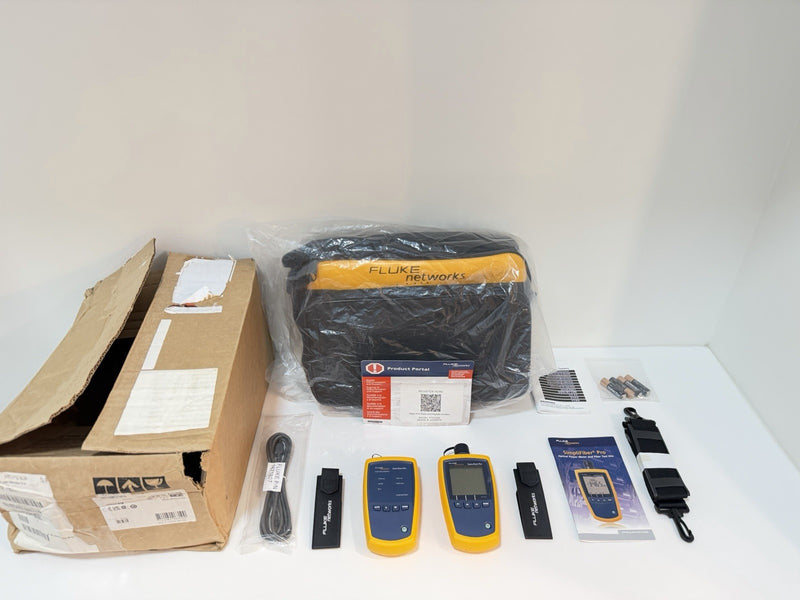 FLUKE NETWORKS FTK2000 SIMPLIFIBER SINGLE MODE 1310/1550NM FIBER VERIFICATION KT
