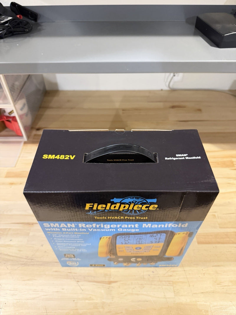 FIELDPIECE SM482V SMAN REFRIGERANT WIRELESS MANIFOLD 4 PORT (NEW SEALED)
