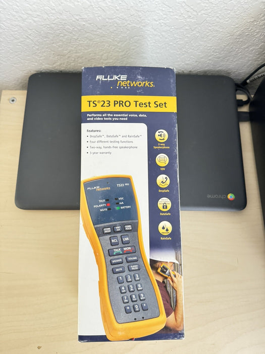 FLUKE NETWORKS TS23 PRO TEST SET NEW SEALED