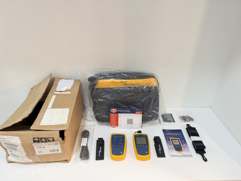 FLUKE NETWORKS FTK2000 SIMPLIFIBER SINGLE MODE 1310/1550NM FIBER VERIFICATION KT