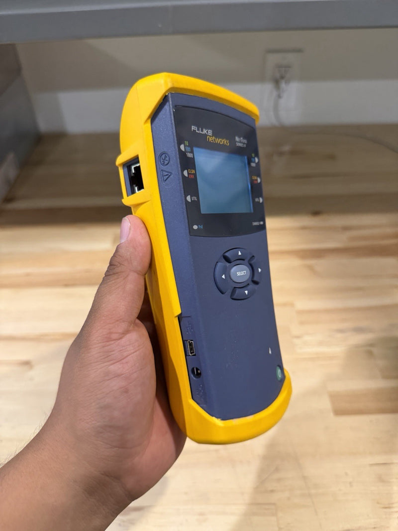 FLUKE NETWORKS NET TOOL SERIES II WITH CHARGER TESTED