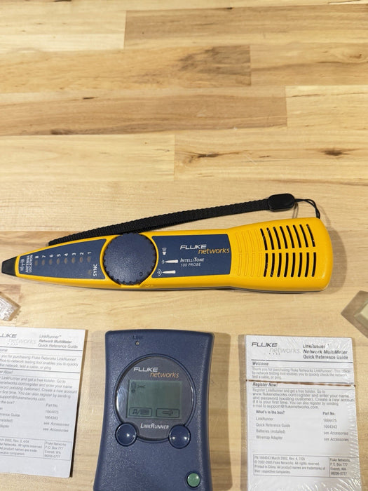 FLUKE NETWORKS LINKRUNNER WITH INTELLITONE 100 PROBE TESTED
