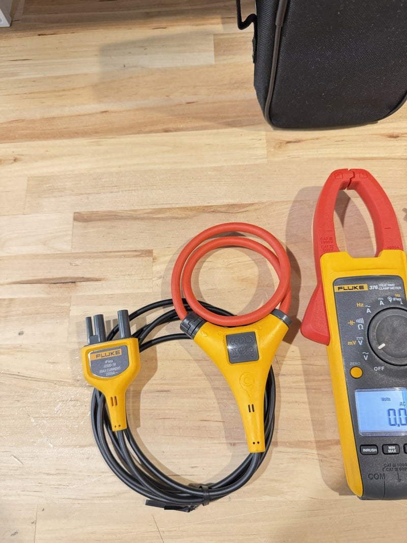 FLUKE 376 WIRELESS TRUE RMS AC/DC CLAMP METER WITH LEADS