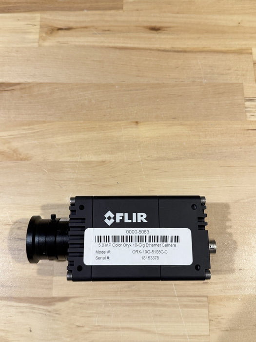 FLIR ORYX 10GIG ETHERNET CAMERA ORX-10G-51S5C-C & LENS (FREE SHIPPING)
