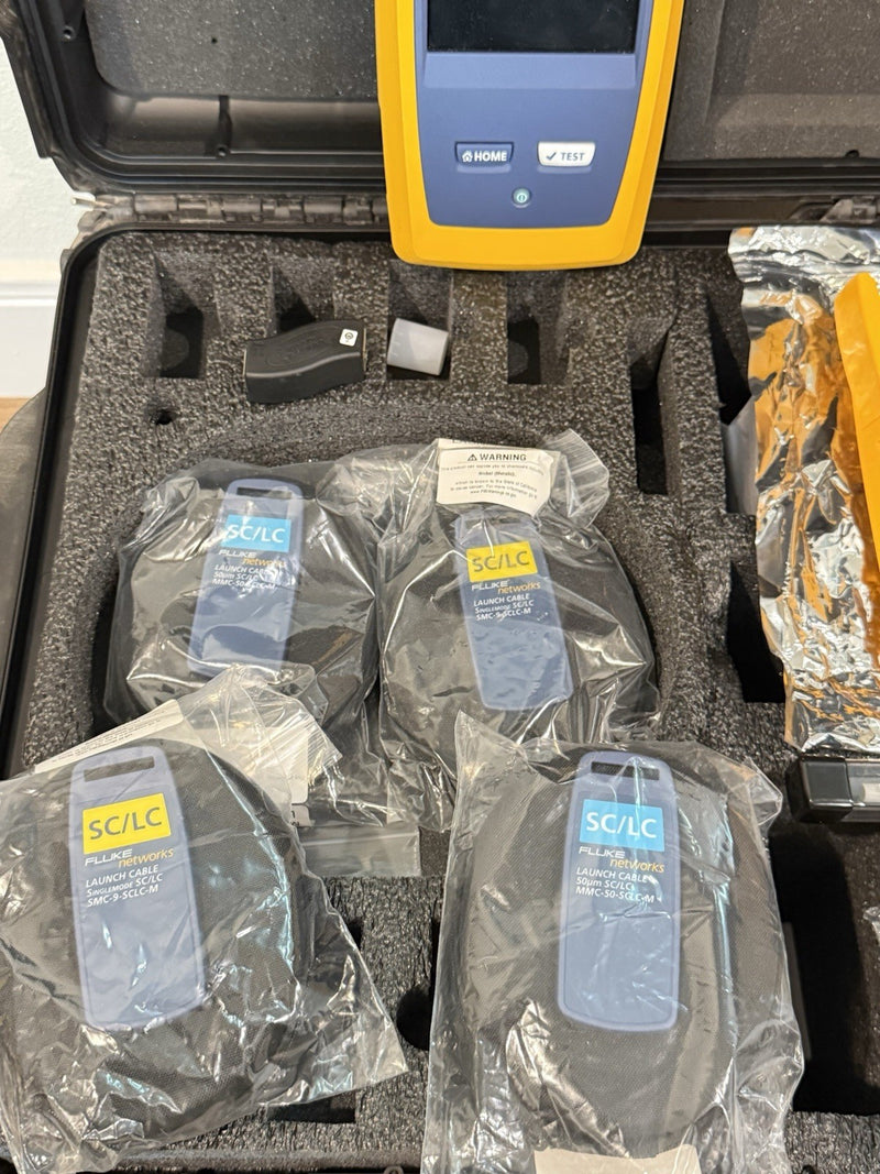 FLUKE NETWORKS OFP2-100-QI OPTIFIBER PRO QUAD OTDR V2 WITH ACCESSORIES
