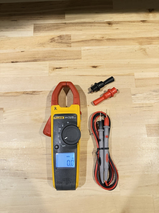 FLUKE 373 TRUE RMS W/ LEADS - SHIPS FAST