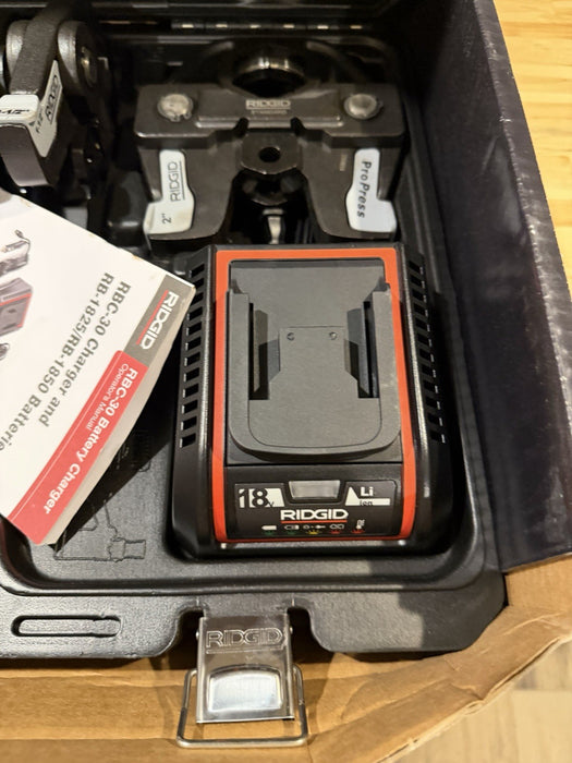 RIDGID RP 350 PRESS TOOL KIT 67053 1/2" TO 2" PROPRESS JAWS NEW