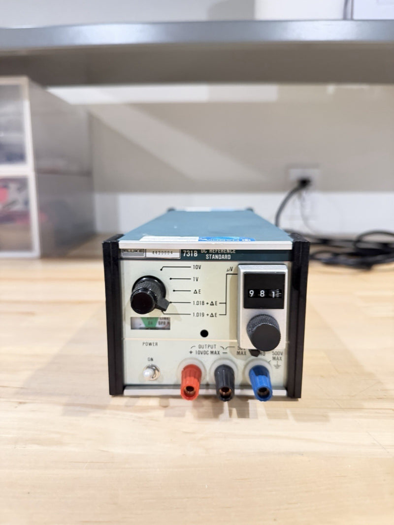 FLUKE 731B DC REFERENCE STANDARD TESTED