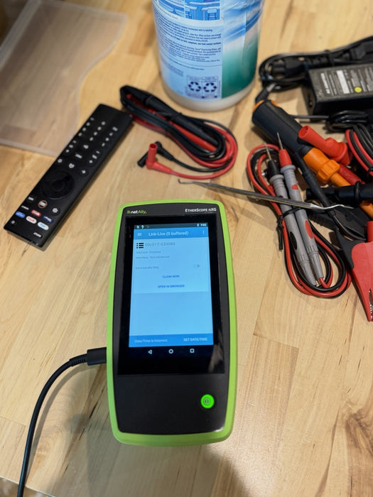 NETALLY ETHERSCOPE NXG EXG 200 TESTER W/ CHARGER - FREE SHIPPING