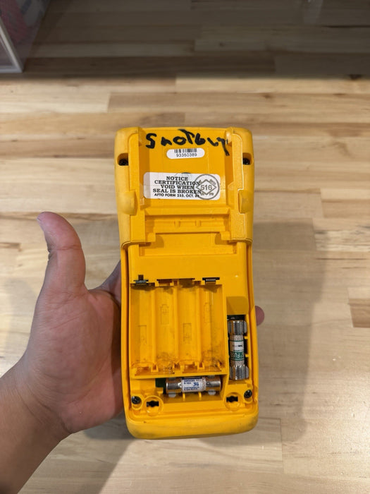 FLUKE 187 TRUE RMS MULTIMETER FOR PARTS