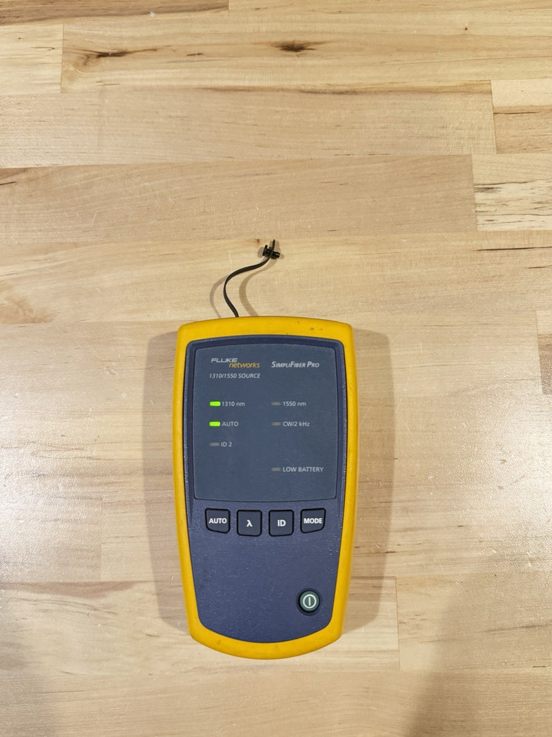 FLUKE NETWORKS SIMPLIFIBER PRO 1310/1350 SOURCE TESTED
