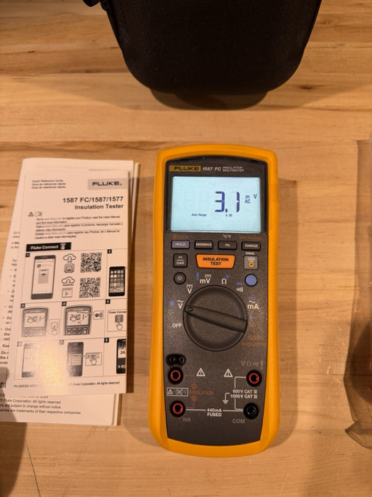 FLUKE 1587 FC 2 IN 1 HANDHELD DIGITAL INSULATION MULTIMETER
