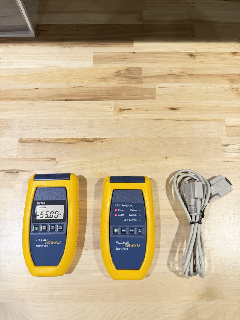 FLUKE 2956-4011 SIMPLIFIBER NETWORKS TESTER TESTED