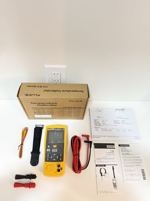 FLUKE 714B THERMOCOUPLE CALIBRATOR MFD 2024 CALIBRATED 2024