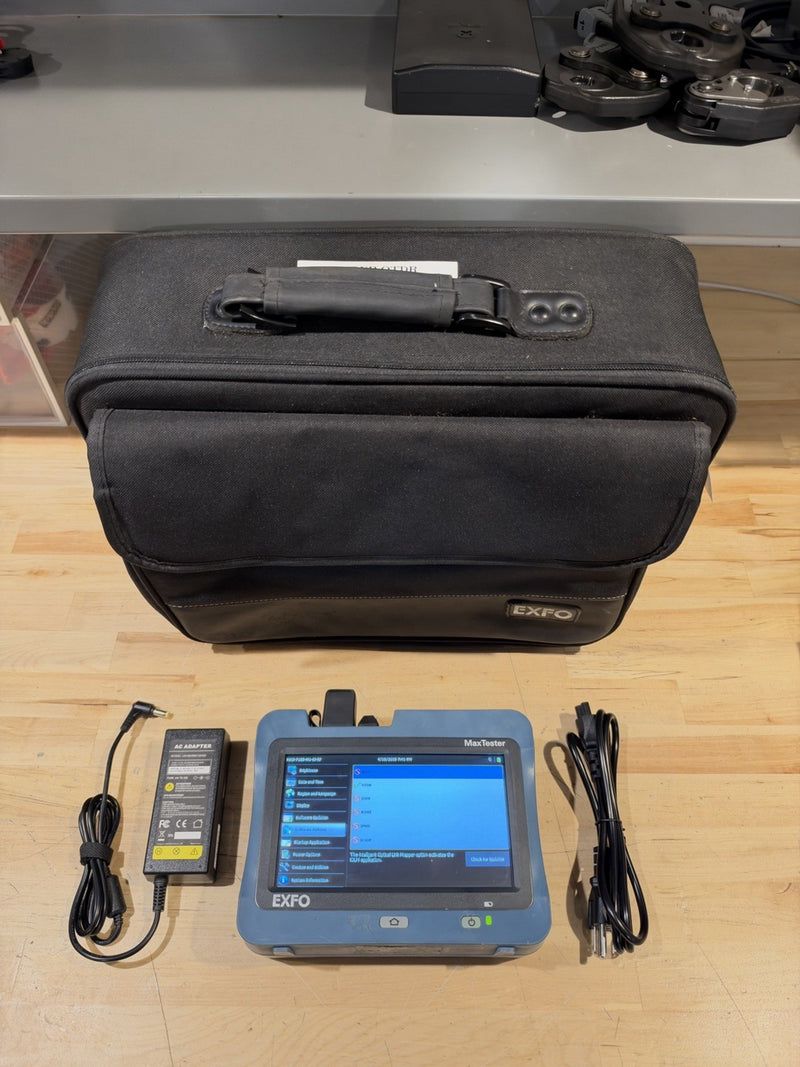 EXFO MAX-715B MAX TESTER SM FIBER OTDR W/ PM & VFL MAX-715B-M1-EI MAX715B TESTED