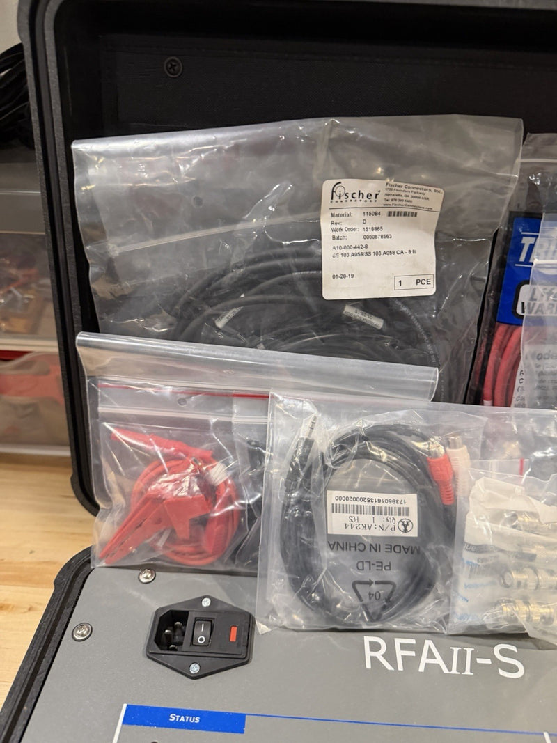 IRIS POWER RFAII-S MAGNETIC FLUX ANALYZER WITH ACCESSORIES TESTED