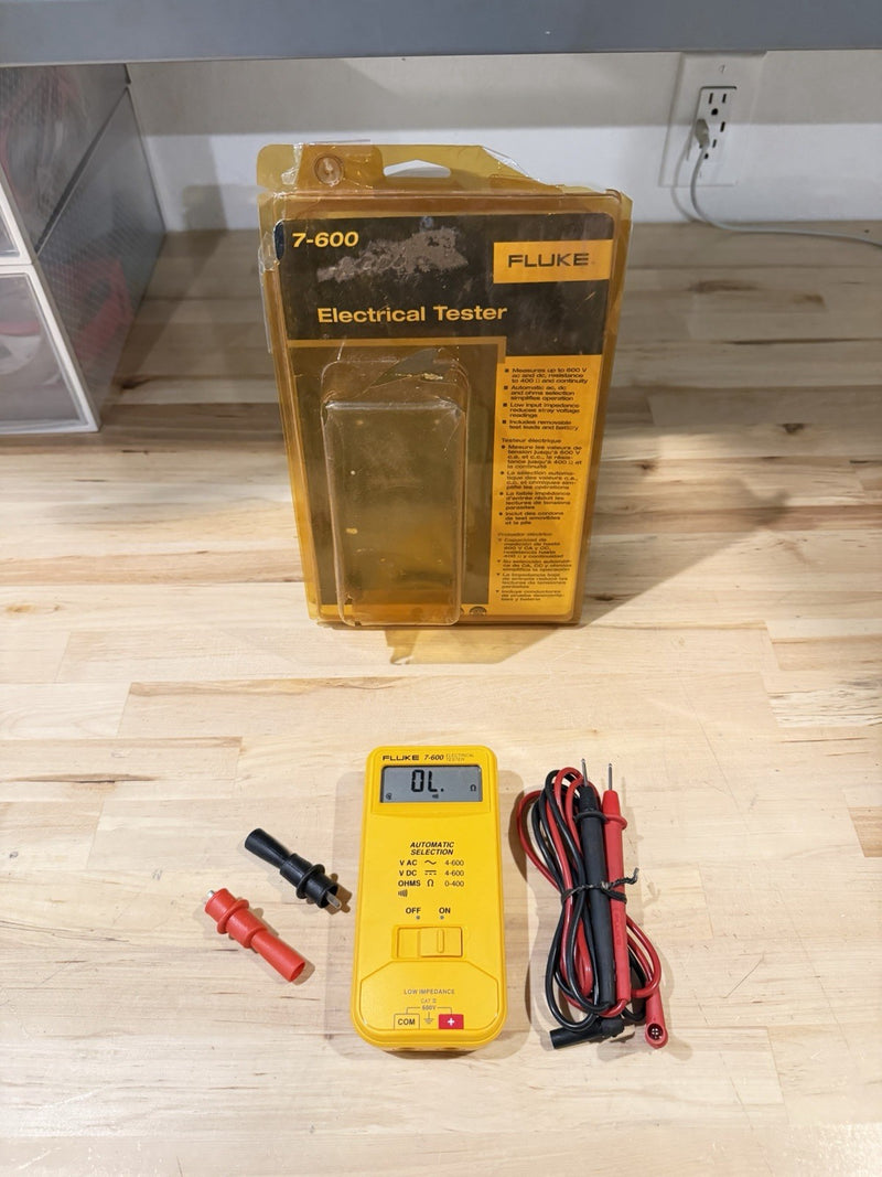 FLUKE 7-600 ELECTRICAL TESTER RARE